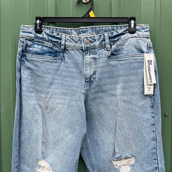 Distressed Denim Wide Leg Jeans Pants 2-Pack Size 12 - Picture 2 of 8